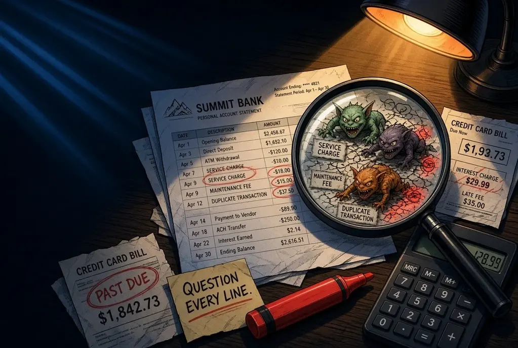 How to Audit Bank Statements for Hidden Fees, Duplicate Charges, and Billing Errors