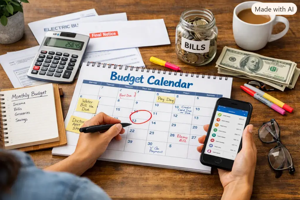 How to Make a Budget Calendar That Prevents Missed Bills
