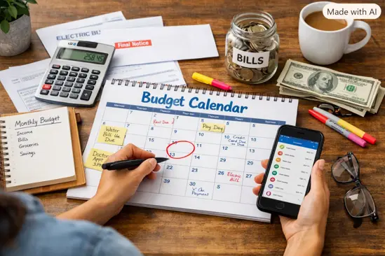 How to Make a Budget Calendar That Prevents Missed Bills
